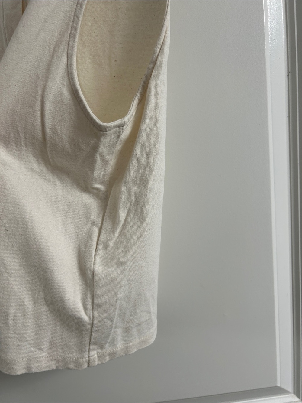 madewell - button-front crewneck crop tank - Picture 3 of 8